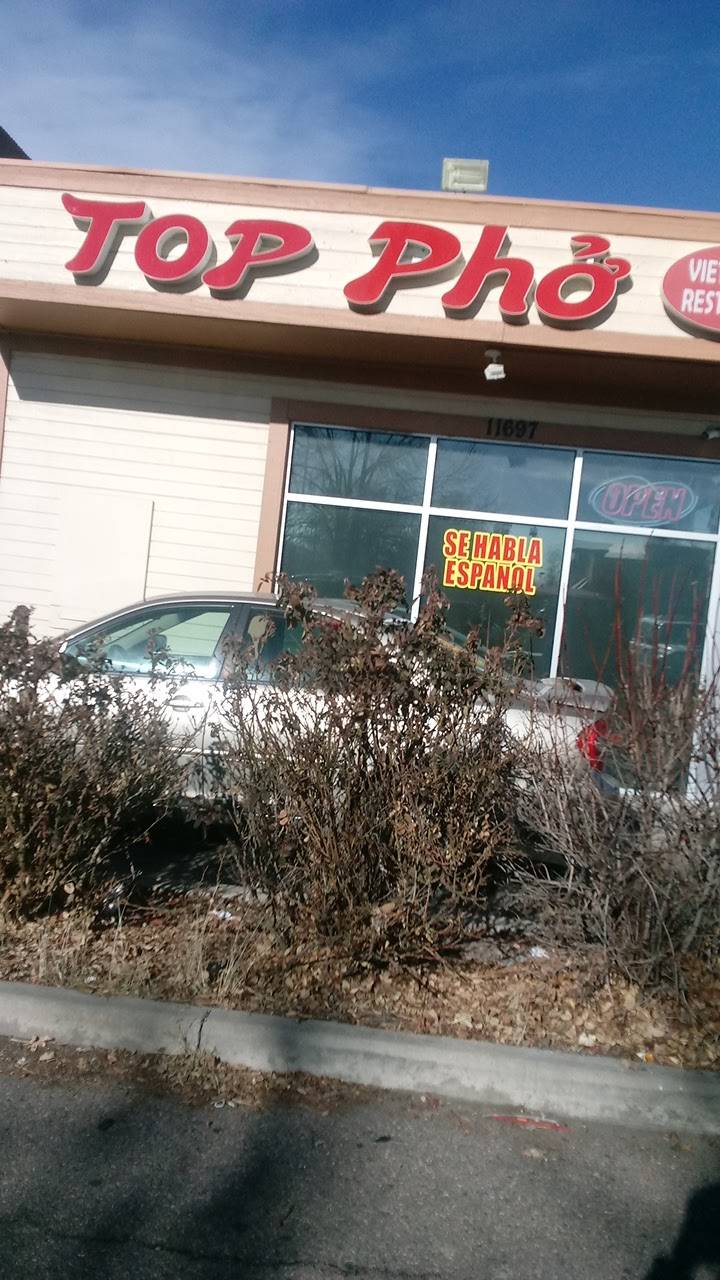 Top Pho | restaurant | 11697 E Colfax Ave, Aurora, CO 80010, USA | 3033410566 OR +1 303-341-0566