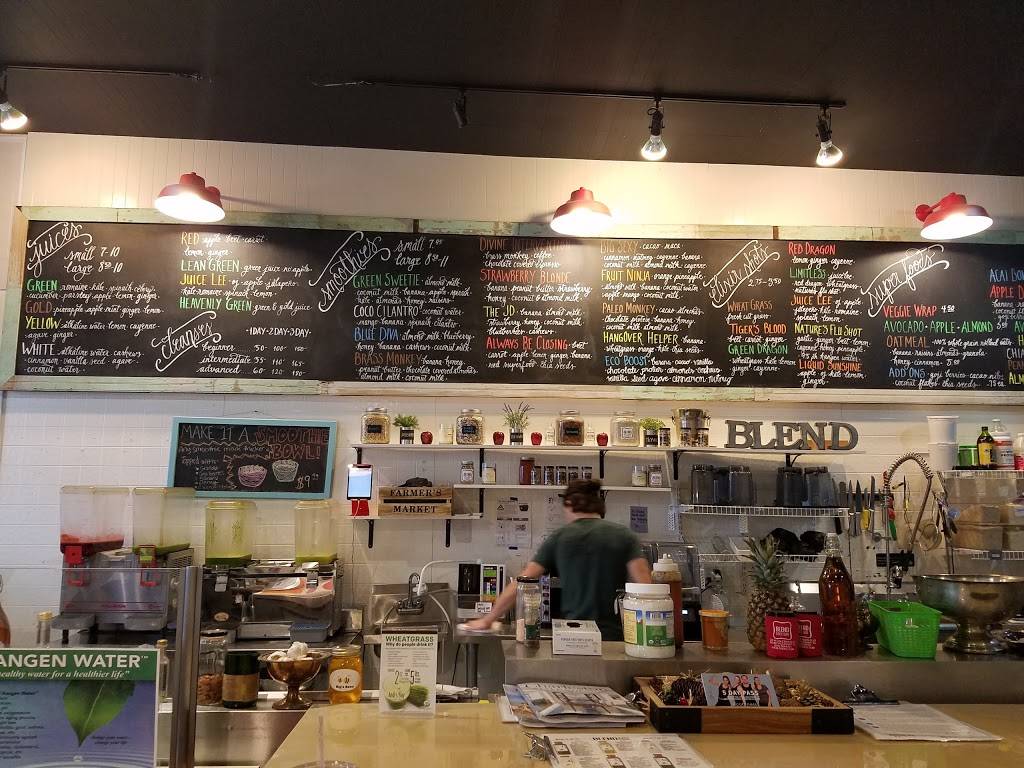 Blend Juice Bar | restaurant | 320 W Coleman Blvd Ste E, Mt Pleasant, SC 29464, USA | 8438846161 OR +1 843-884-6161