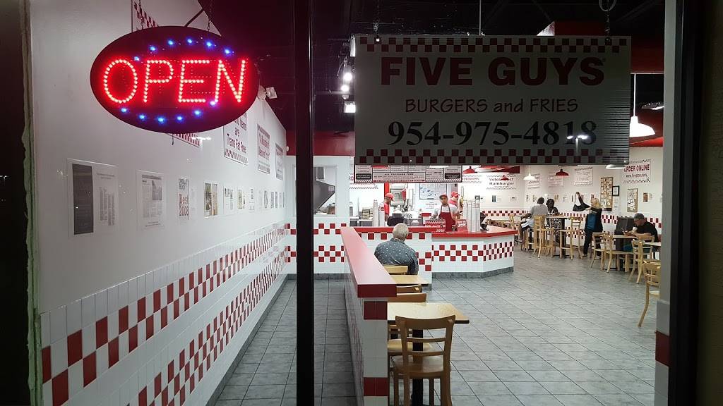 Five Guys | meal takeaway | 7268 W Atlantic Blvd, Margate, FL 33063, USA | 9549754818 OR +1 954-975-4818