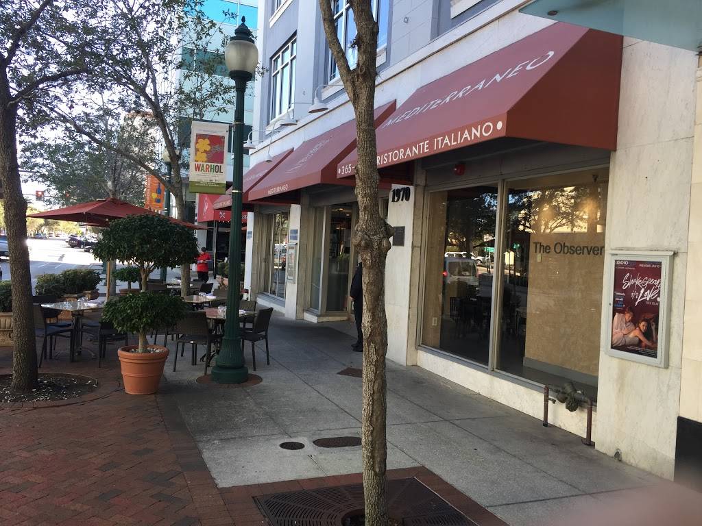 Mediterraneo | restaurant | 1970 Main St, Sarasota, FL 34236, USA | 9413654122 OR +1 941-365-4122