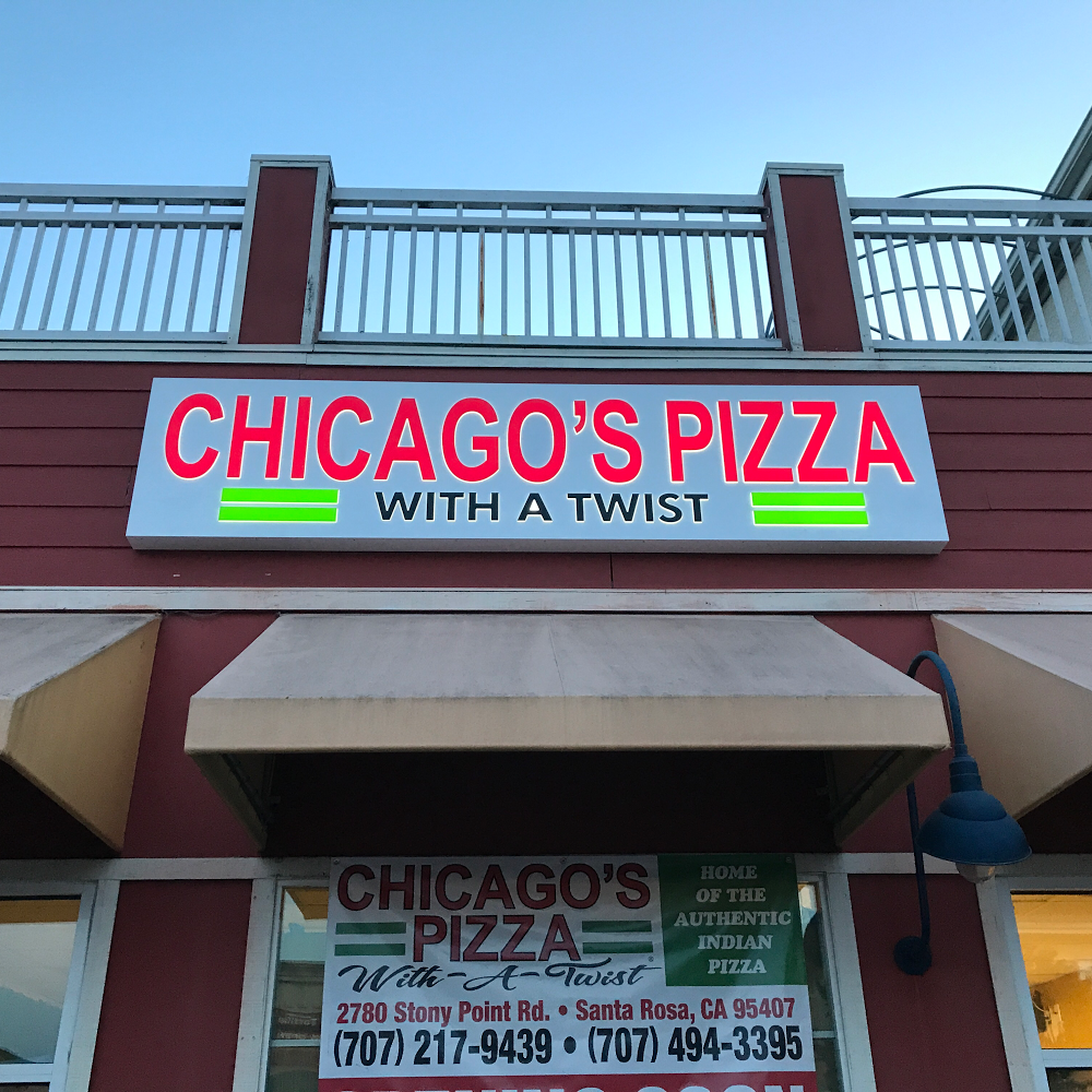 Chicagos Pizza With A Twist | restaurant | 2780 Stony Point Rd suite m, Santa Rosa, CA 95407, USA | 7076061000 OR +1 707-606-1000