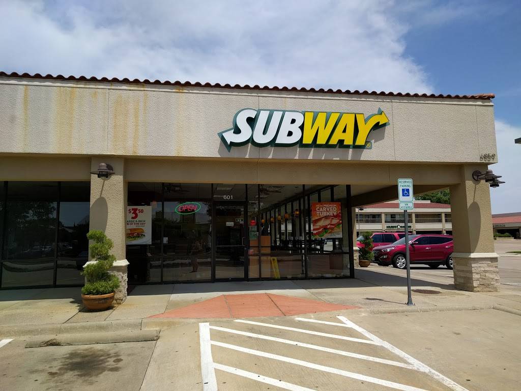 Subway Restaurants | restaurant | 6859 Arapaho Rd #601, Dallas, TX 75248, USA | 9726615366 OR +1 972-661-5366