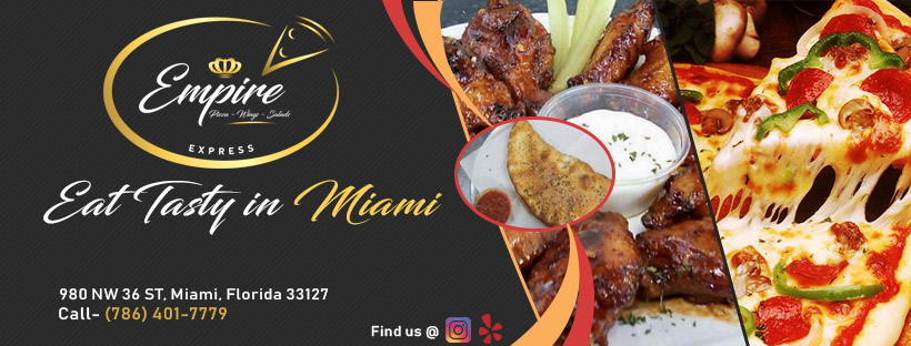 Empire Pizzas & Wings | restaurant | 980 NW 36th St, Miami, FL 33127, USA | 7864017779 OR +1 786-401-7779