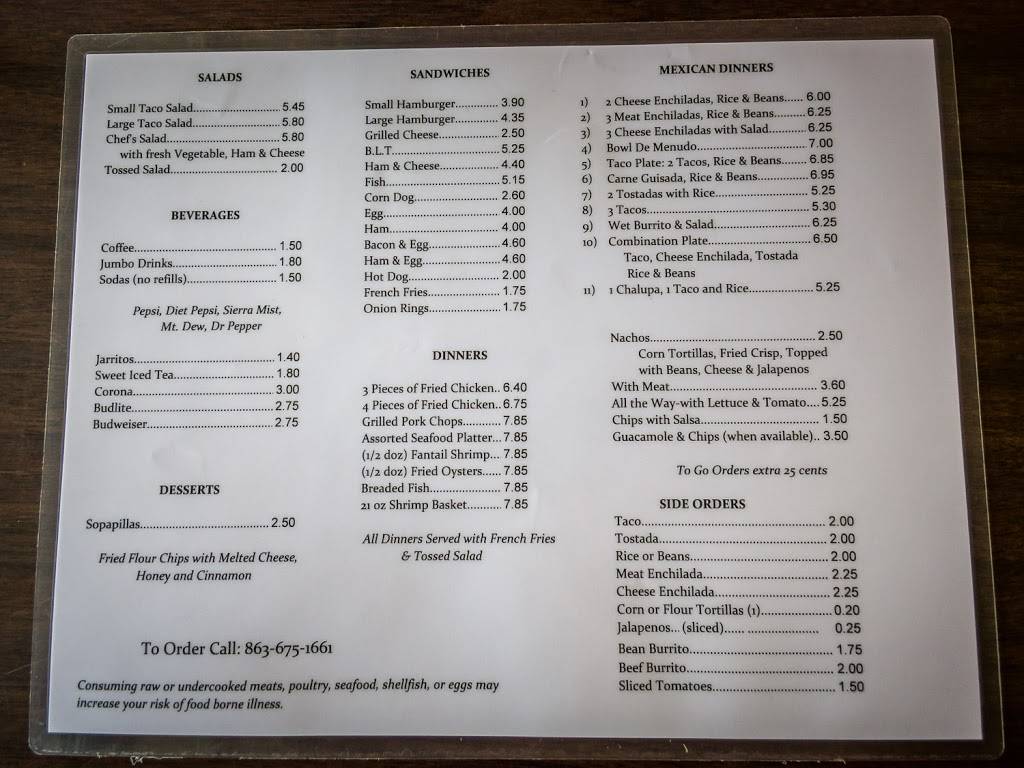 Contreras Mexican Restaurant | restaurant | 125 FL-80, LaBelle, FL 33935, USA | 8636751661 OR +1 863-675-1661