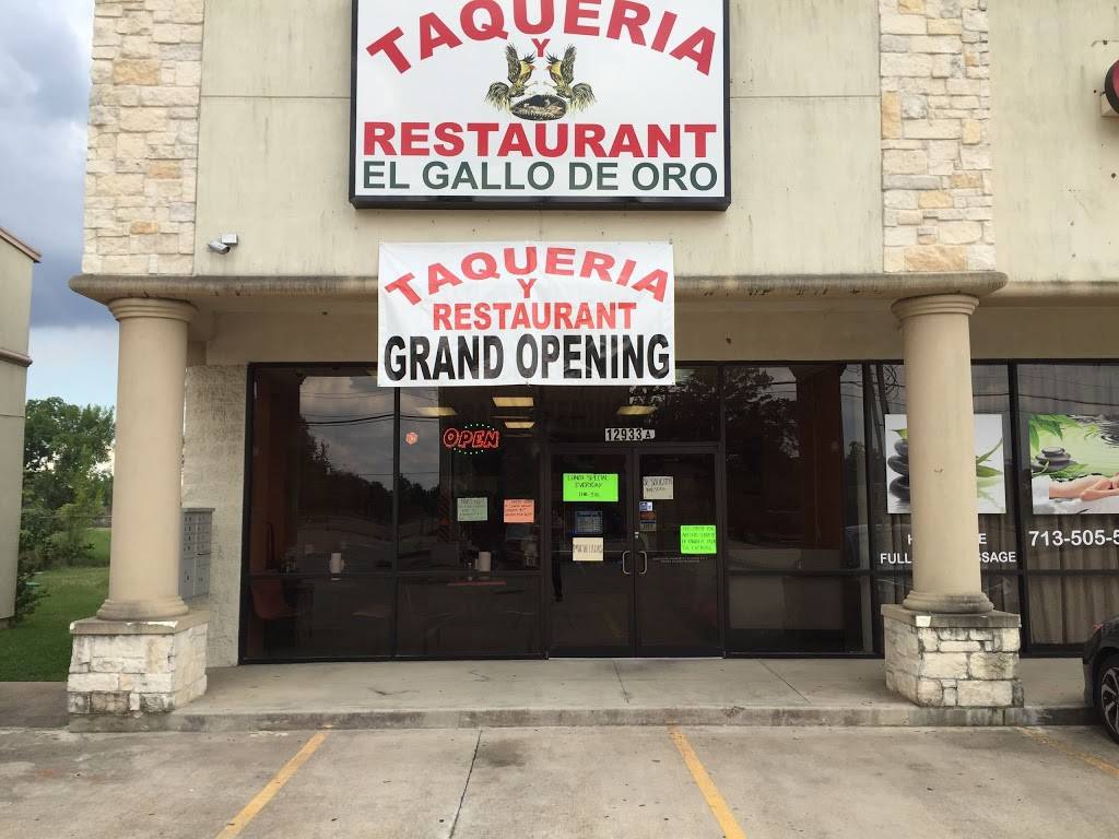 Taqueria Restaurant El Gallo De Oro | restaurant | 12933 Farm to Market Rd 529, Houston, TX 77041, USA | 7139371077 OR +1 713-937-1077