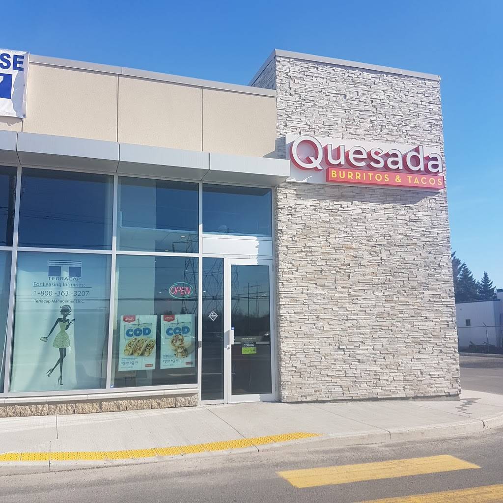 Quesada Burritos & Tacos | restaurant | 2150 Robertson Rd Unit B4, Nepean, ON K2H 9S1, Canada | 6136954222 OR +1 613-695-4222
