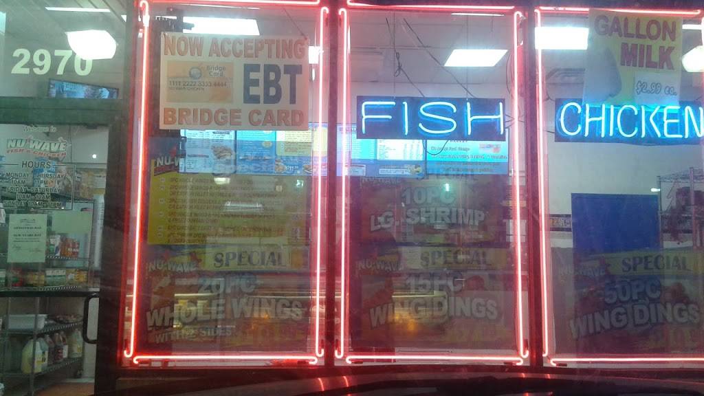 Nu Wave Fish & Chicken | restaurant | 2970 W Davison St, Detroit, MI 48238, USA | 3138689000 OR +1 313-868-9000