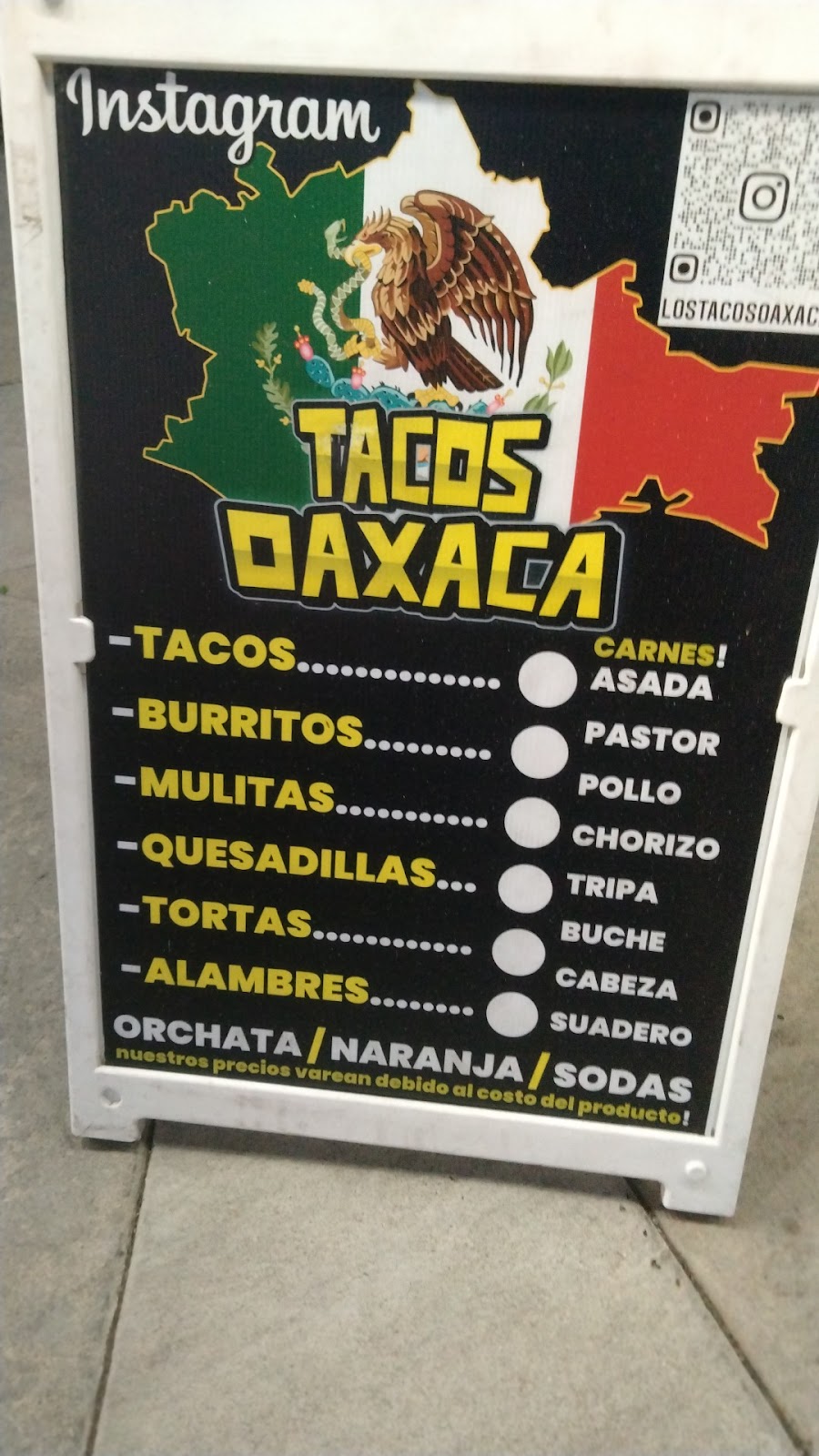 Tacos Oaxaca | restaurant | 7400 Reseda Blvd, Reseda, CA 91335, USA | 9514782940 OR +1 951-478-2940