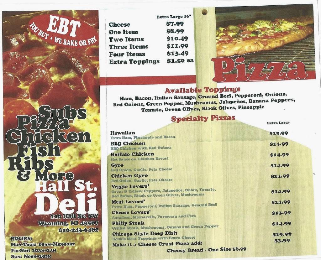 Hall street Deli | meal takeaway | 110 Hall St SW, Grand Rapids, MI 49507, USA | 6162436462 OR +1 616-243-6462
