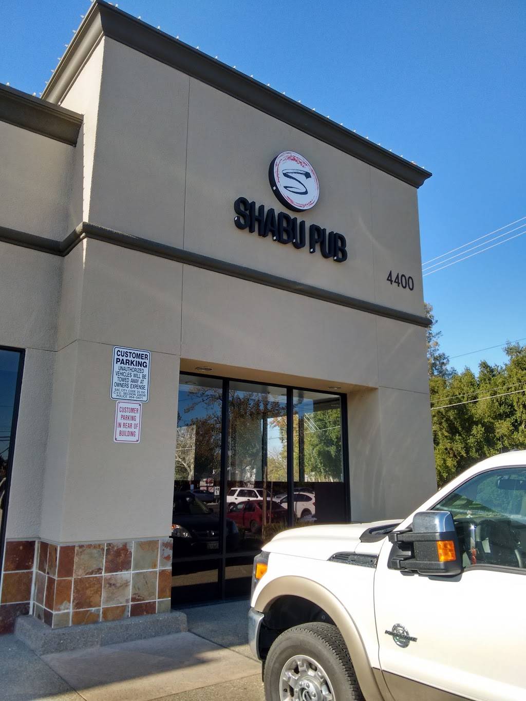 Shabu Pub | restaurant | 4400 Freeport Blvd #160, Sacramento, CA 95822, USA | 9167361268 OR +1 916-736-1268