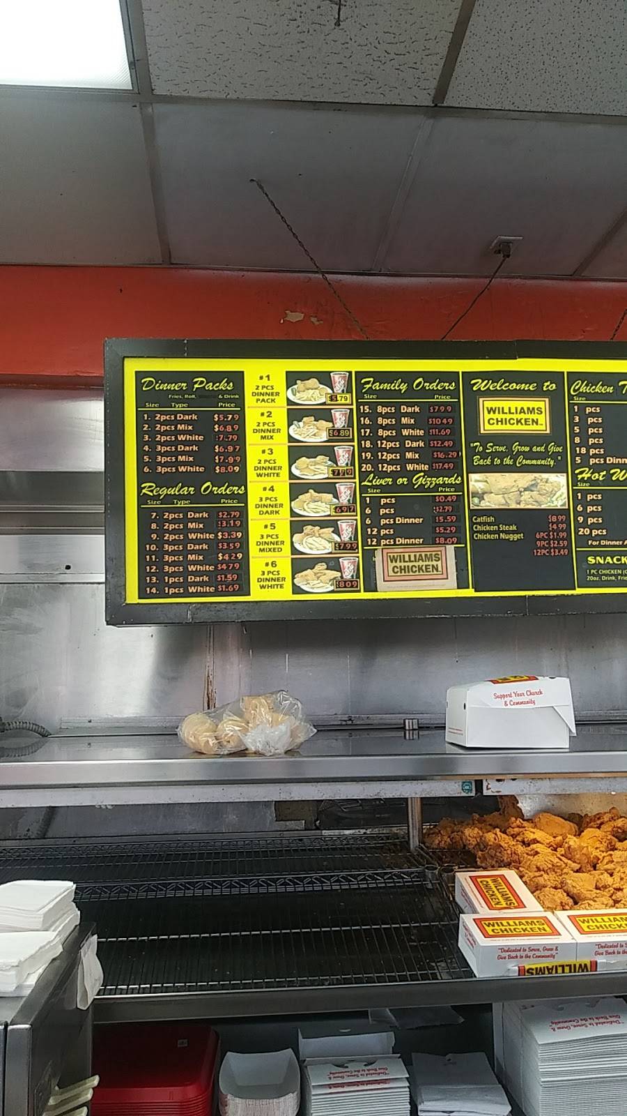 Williams Fried Chicken | restaurant | 1212 W Kiest Blvd, Dallas, TX 75224, USA | 2143723711 OR +1 214-372-3711