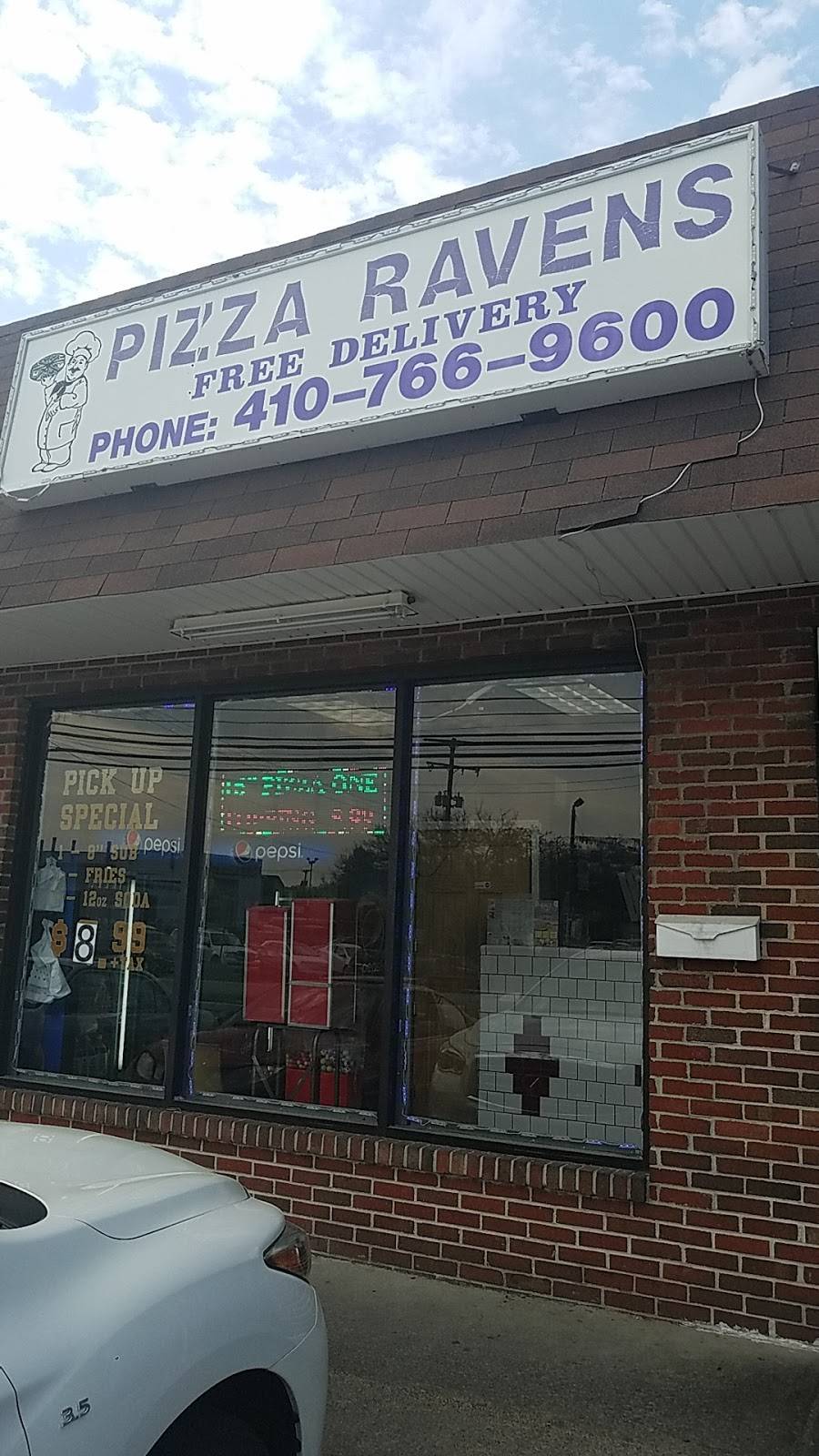 Pizza Ravens | meal delivery | 7621 Baltimore Annapolis Blvd #2, Glen Burnie, MD 21060, USA | 4107669600 OR +1 410-766-9600