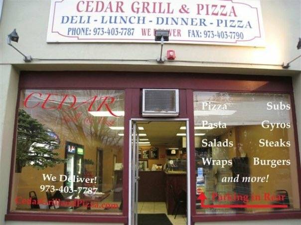 Cedar Grill & Pizza | meal delivery | 295 Bloomfield Ave, Caldwell, NJ 07006, USA | 9734037787 OR +1 973-403-7787