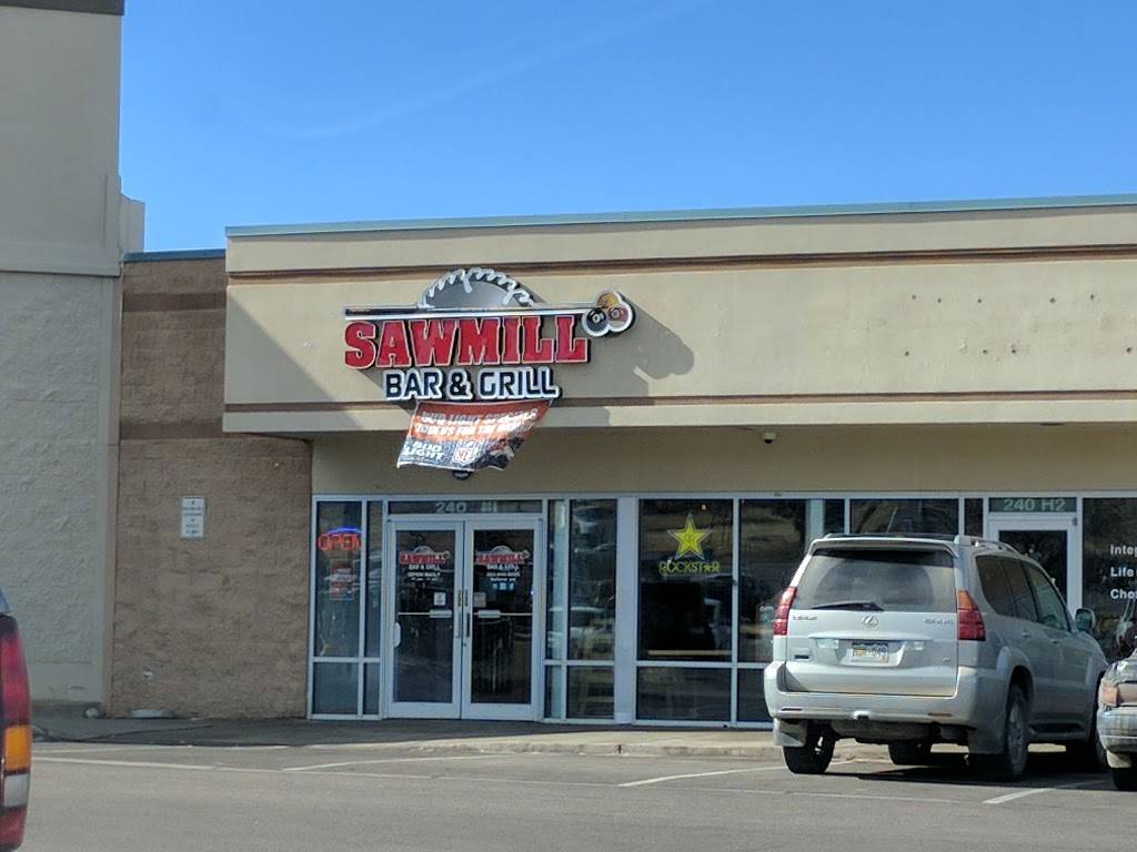 Sawmill Bar & Grill | restaurant | 240 S Elizabeth St unit i, Elizabeth, CO 80107, USA | 3036468695 OR +1 303-646-8695