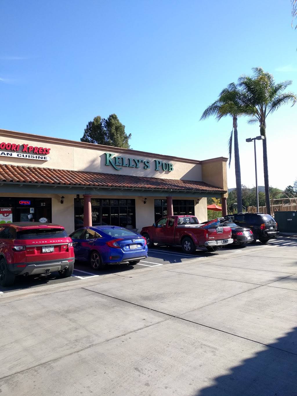 Kelly’s Pub | restaurant | 15817 Bernardo Center Dr #113, San Diego, CA 92127, USA | 8586133649 OR +1 858-613-3649