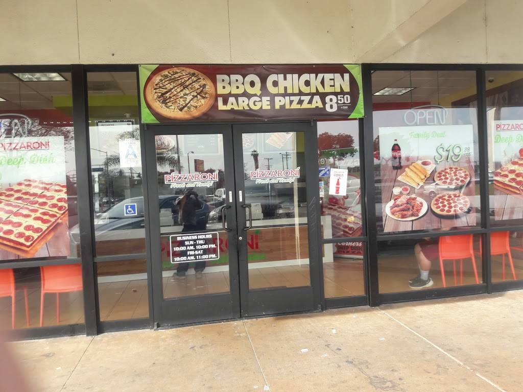 Pizzaroni | meal takeaway | 6023 Florence Ave, Bell Gardens, CA 90201, USA | 3237712222 OR +1 323-771-2222