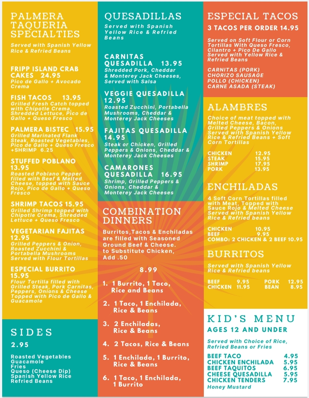 Palmera Taqueria | restaurant | 300 Tarpon Blvd, St Helena Island, SC 29920, USA | 8438381510 OR +1 843-838-1510