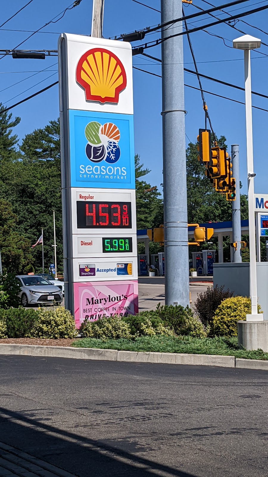 Shell | restaurant | 223 Church St, Pembroke, MA 02359, USA | 7818268202 OR +1 781-826-8202