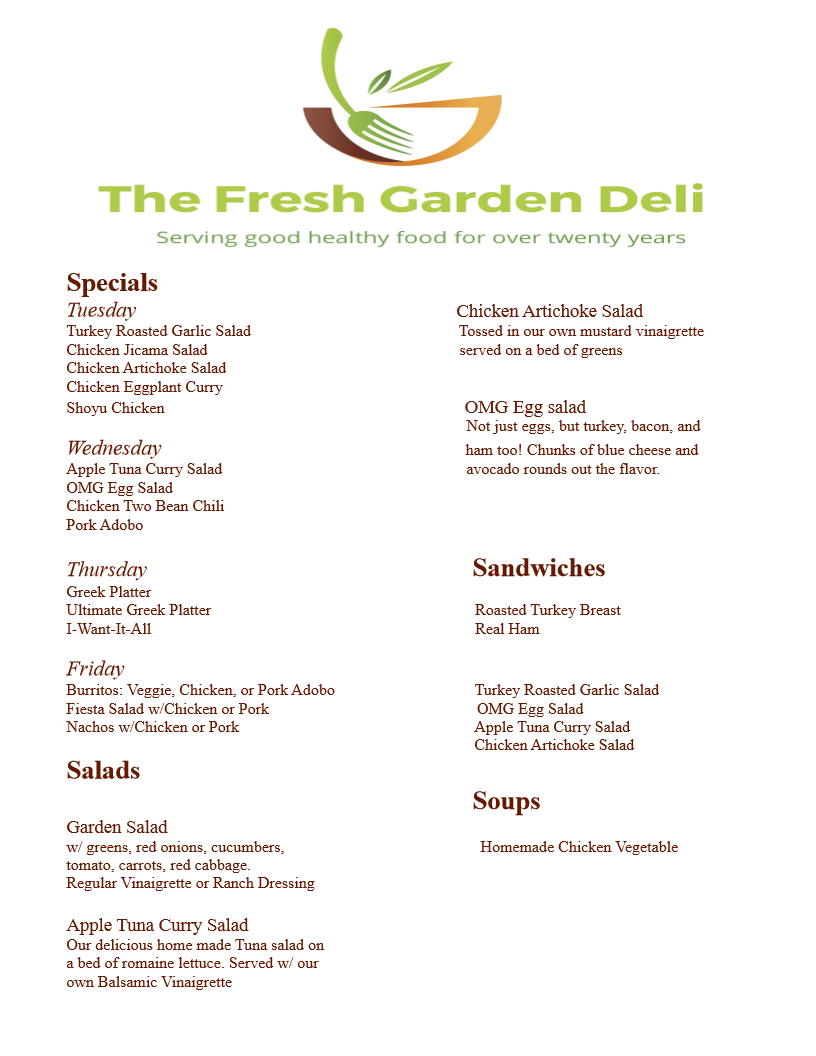The Fresh Garden Deli | restaurant | 212 Merchant St #9, Honolulu, HI 96813, USA | 8085248242 OR +1 808-524-8242
