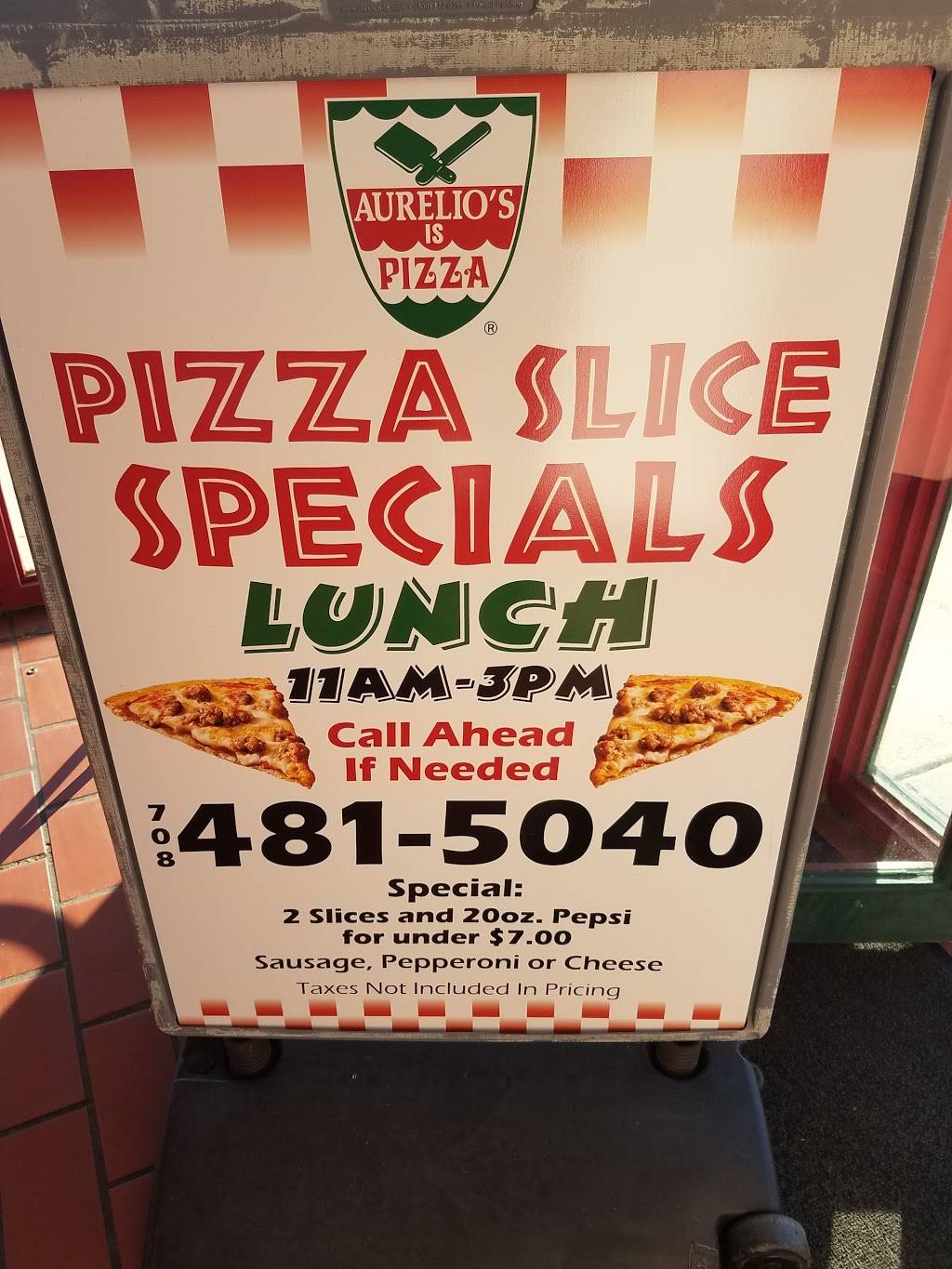 Aurelios Pizza | restaurant | 1545 Western Ave, Chicago Heights, IL 60411, USA | 7084815040 OR +1 708-481-5040