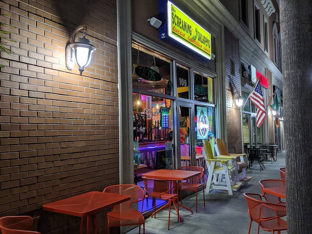 Screaming Jalapeno | restaurant | 100 Main St Suite 109, Safety Harbor, FL 34695, USA | 7272239696 OR +1 727-223-9696