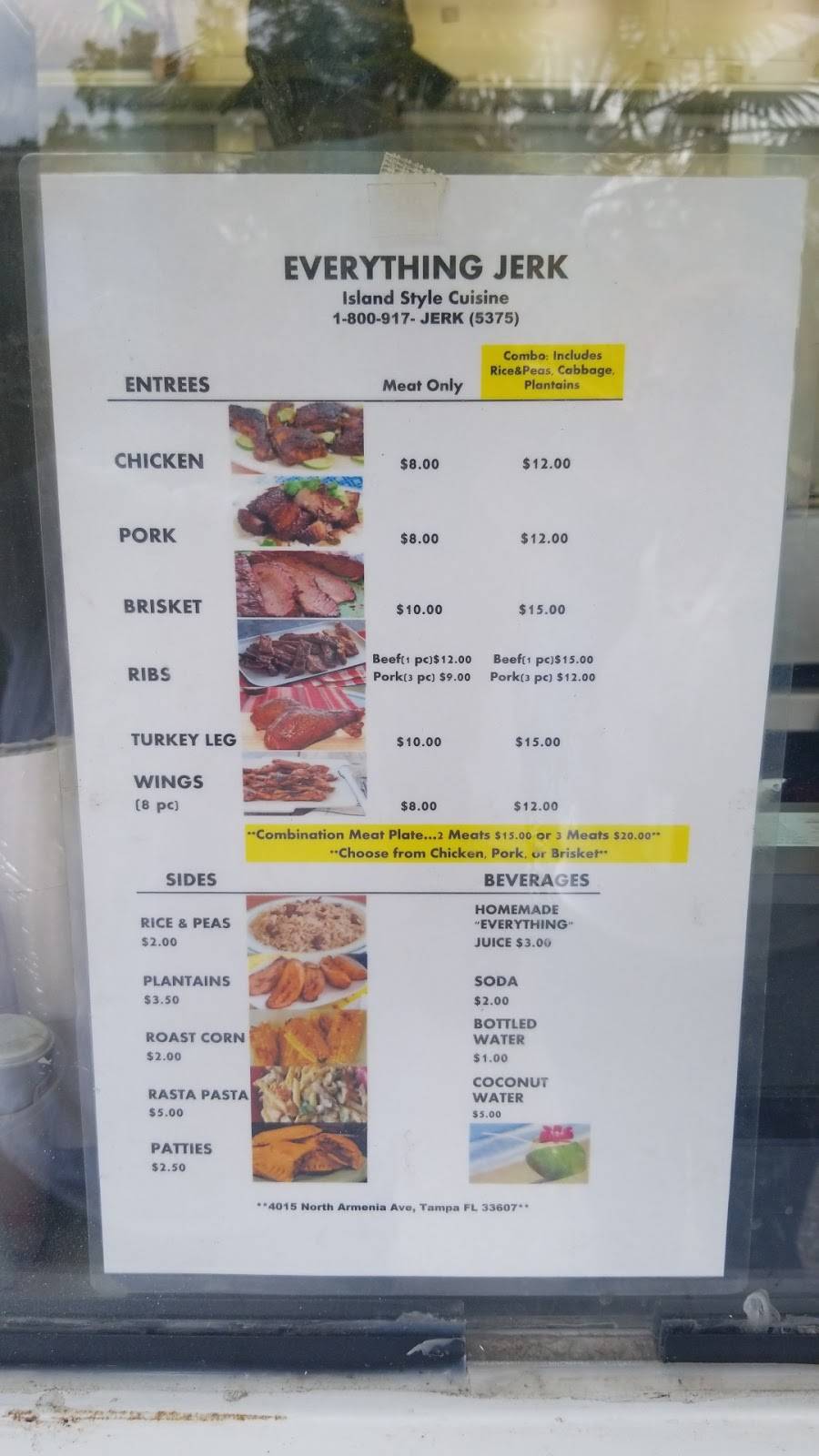 Everything Jerk | restaurant | 15120 Livingston Ave, Lutz, FL 33559, USA | 8009175375 OR +1 800-917-5375