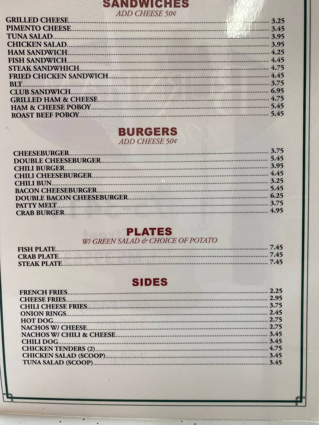 Burnham Drugs | restaurant | 7709 MS-613, Moss Point, MS 39563, USA | 2284753909 OR +1 228-475-3909