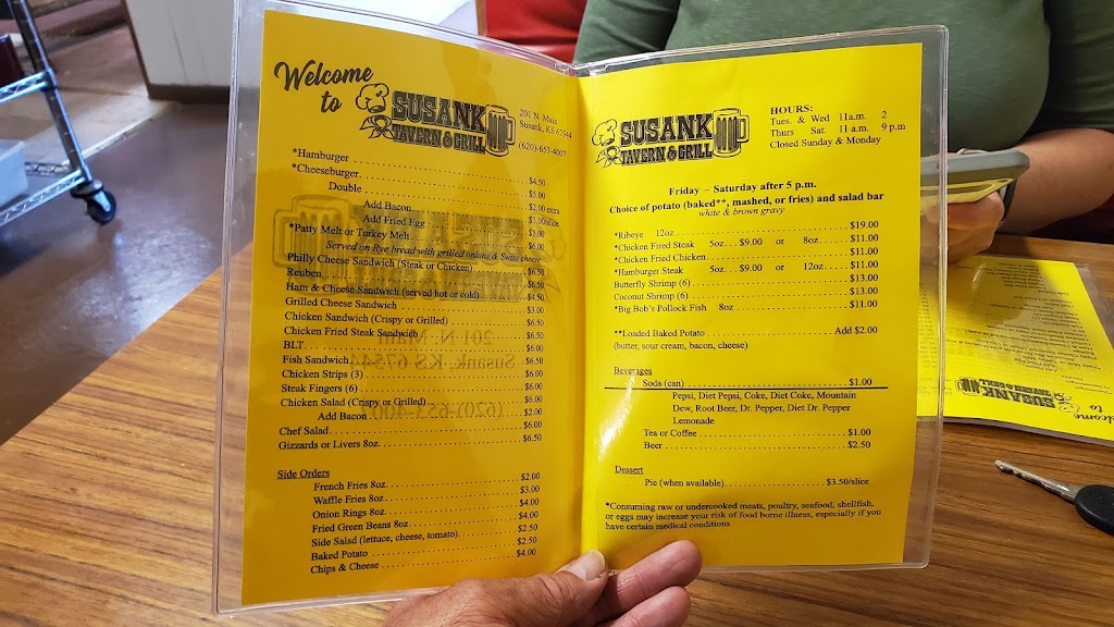 JDs Diner LLC | restaurant | 201 Main St, Susank, KS 67544, USA | 6206534007 OR +1 620-653-4007