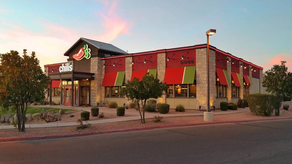 Chilis Grill & Bar | meal takeaway | 6648 E McKellips Rd, Mesa, AZ 85215, USA | 4803257582 OR +1 480-325-7582