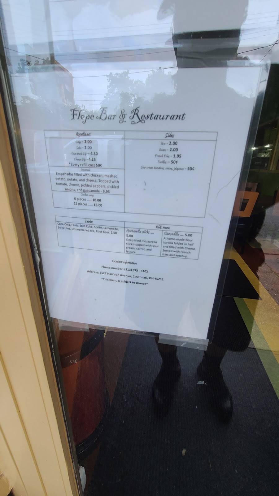 Flope Bar & Restaurant | restaurant | 3527 Harrison Ave, Cincinnati, OH 45211, USA | 5138735202 OR +1 513-873-5202