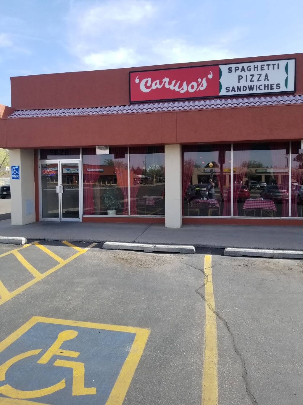 Carusos Italian Restaurant | restaurant | 5626 Menaul Blvd NE, Albuquerque, NM 87110, USA | 5058843050 OR +1 505-884-3050