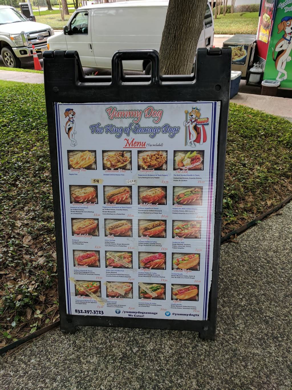 Yummy Dog | restaurant | 1000-1348 Post Oak Park Dr, Houston, TX 77027, USA | 8322973723 OR +1 832-297-3723
