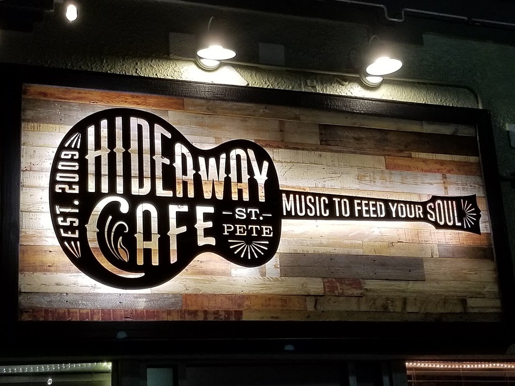 Hideaway Cafe | restaurant | 1756 Central Ave, St. Petersburg, FL 33712, USA | 7276447895 OR +1 727-644-7895