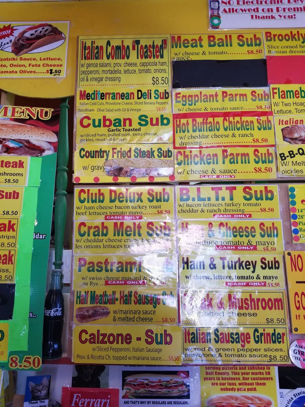 Ferrari-Pizza Pasta Subs | meal takeaway | 6921, 716 W Veterans Memorial Blvd, Killeen, TX 76541, USA | 2546347438 OR +1 254-634-7438