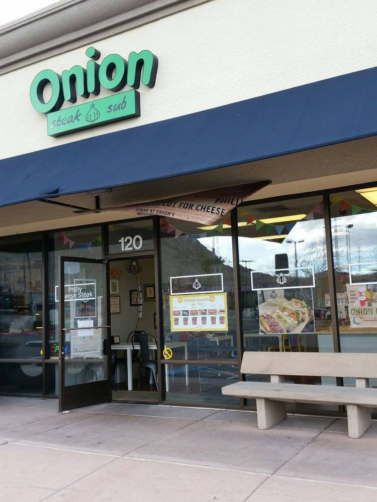 Onion Steak&Sub | restaurant | 3390 Novat St #120, Las Vegas, NV 89129, USA | 7025347681 OR +1 702-534-7681