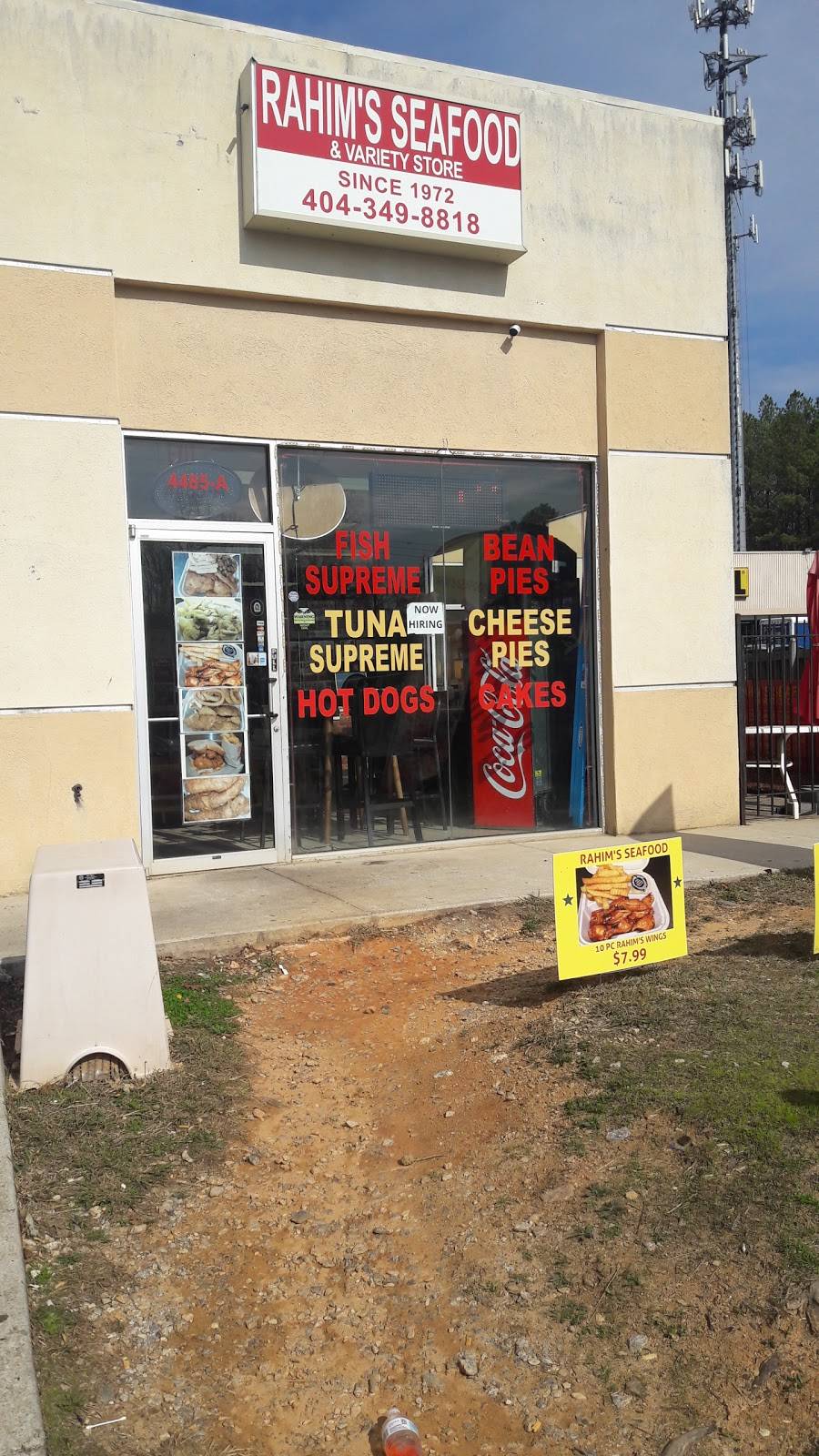 Rahims Seafood | restaurant | 4485 Campbellton Rd SW, Atlanta, GA 30331, USA | 4043498818 OR +1 404-349-8818