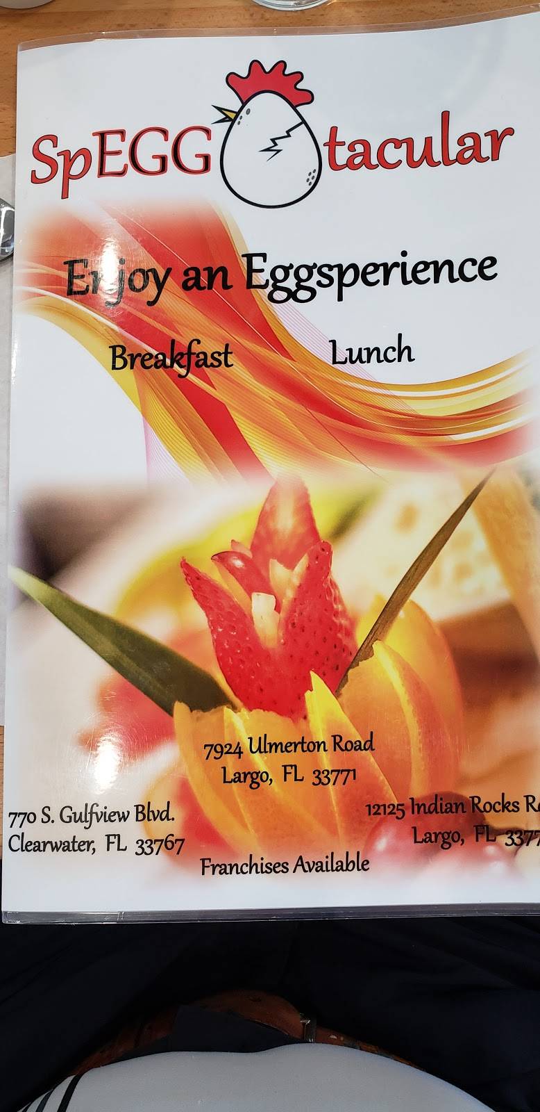 Speggtacular IRR | restaurant | 12125 Indian Rocks Rd, Largo, FL 33774, USA | 7272404547 OR +1 727-240-4547