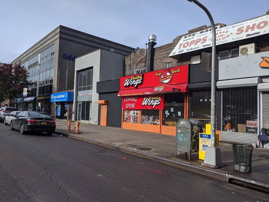 Twisted wings | restaurant | 8604 Bay Pkwy, Brooklyn, NY 11214, USA | 7182662433 OR +1 718-266-2433