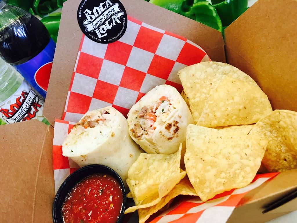 Boca Loca Burrito Factory | restaurant | 1 Berea Commons #1, Berea, OH 44017, USA | 4406250121 OR +1 440-625-0121
