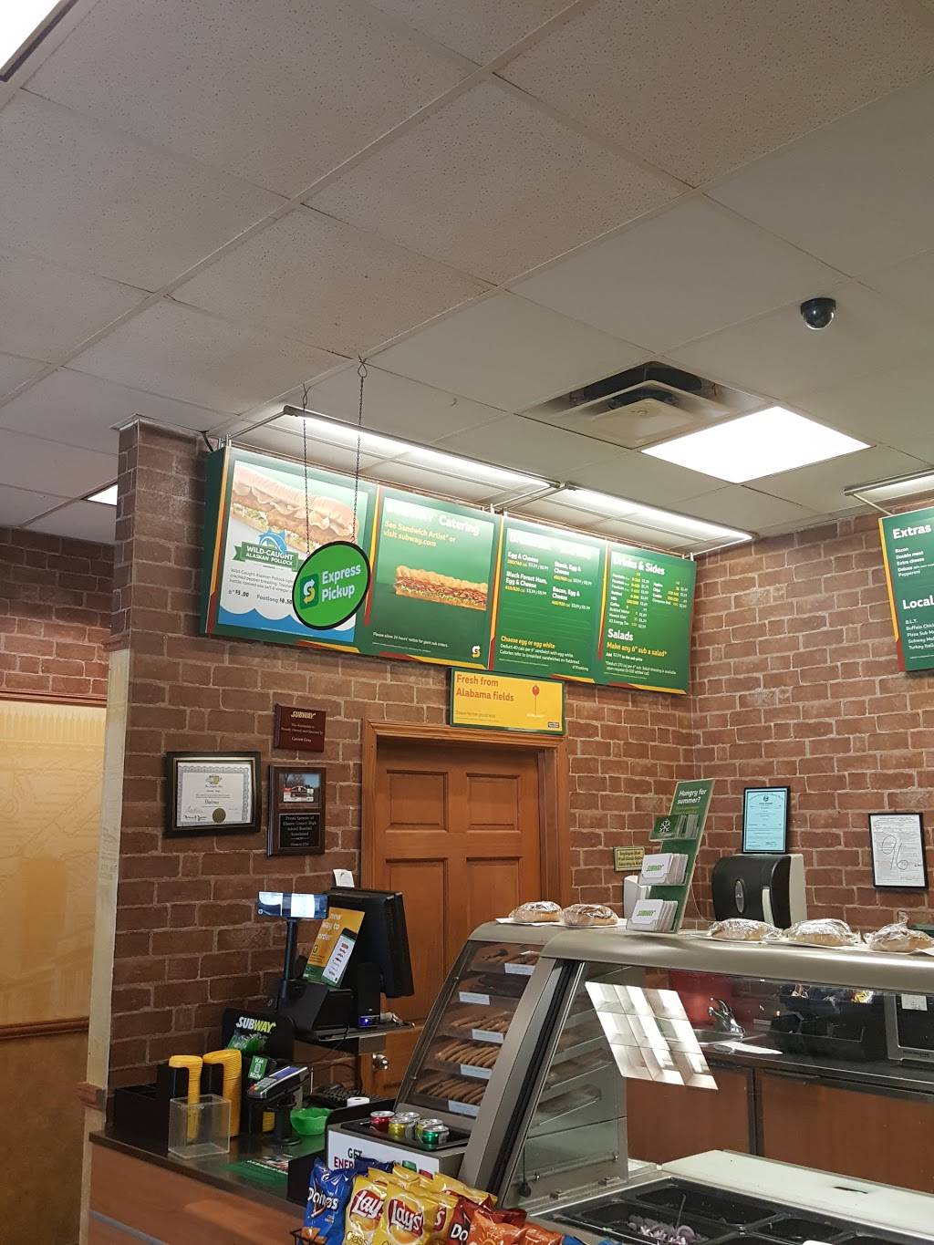 Subway | restaurant | 525 Kowaliga Rd, Eclectic, AL 36024, USA | 3345412408 OR +1 334-541-2408