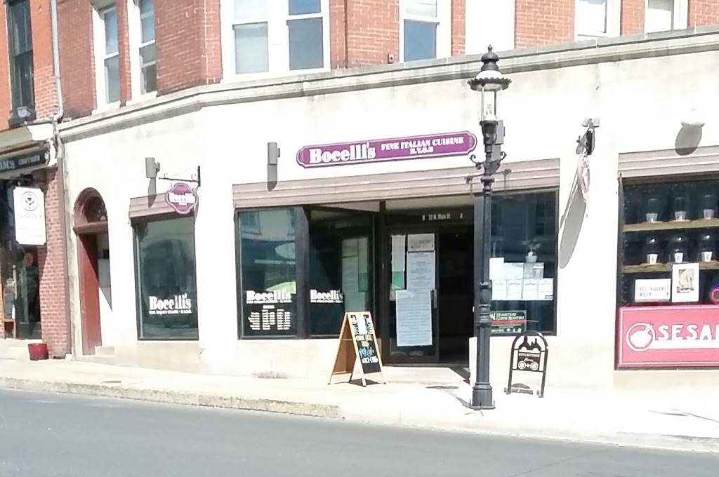 Bocellis Restaurant | restaurant | 33 N Main St, Doylestown, PA 18901, USA | 2153451446 OR +1 215-345-1446