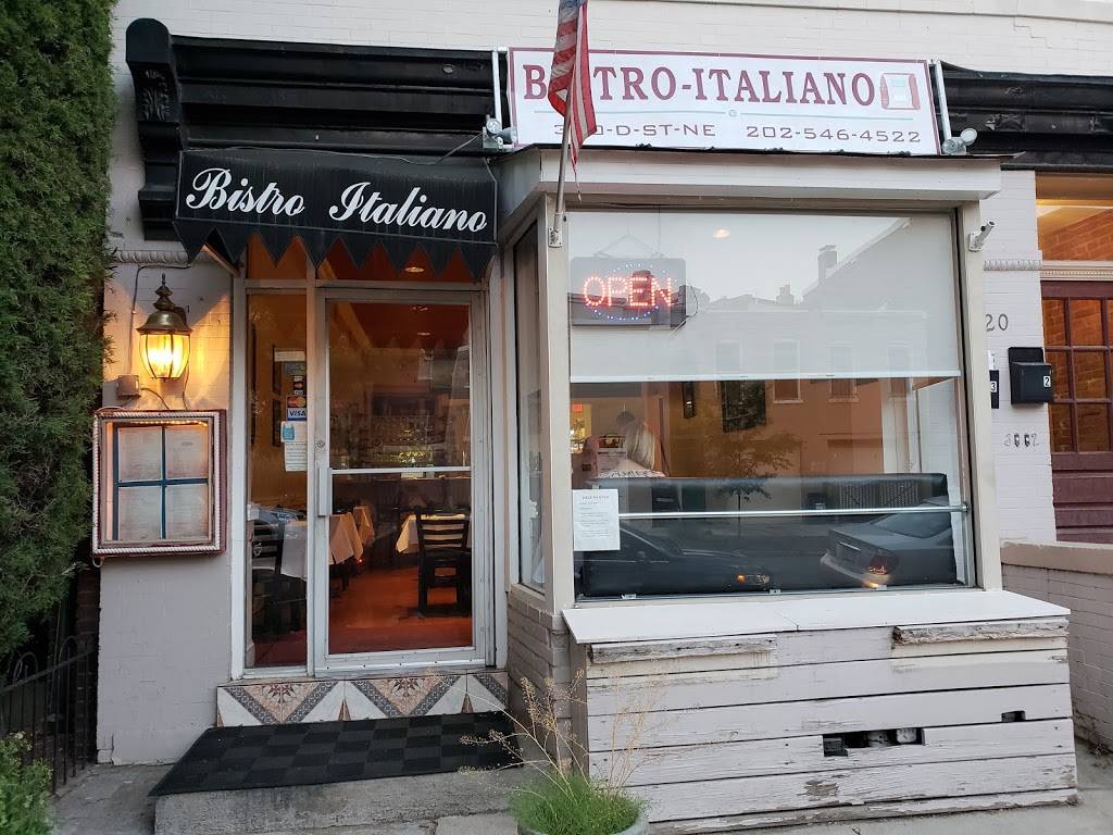 Bistro Italiano | restaurant | 320 D St NE, Washington, DC 20002, USA | 2025464522 OR +1 202-546-4522