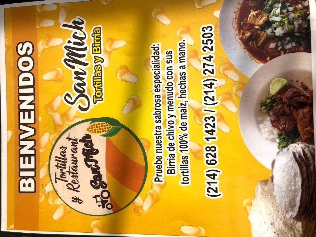 Tortillas y Restaurante San Mich | restaurant | 1213 Singleton Blvd, Dallas, TX 75212, USA | 2146581423 OR +1 214-658-1423