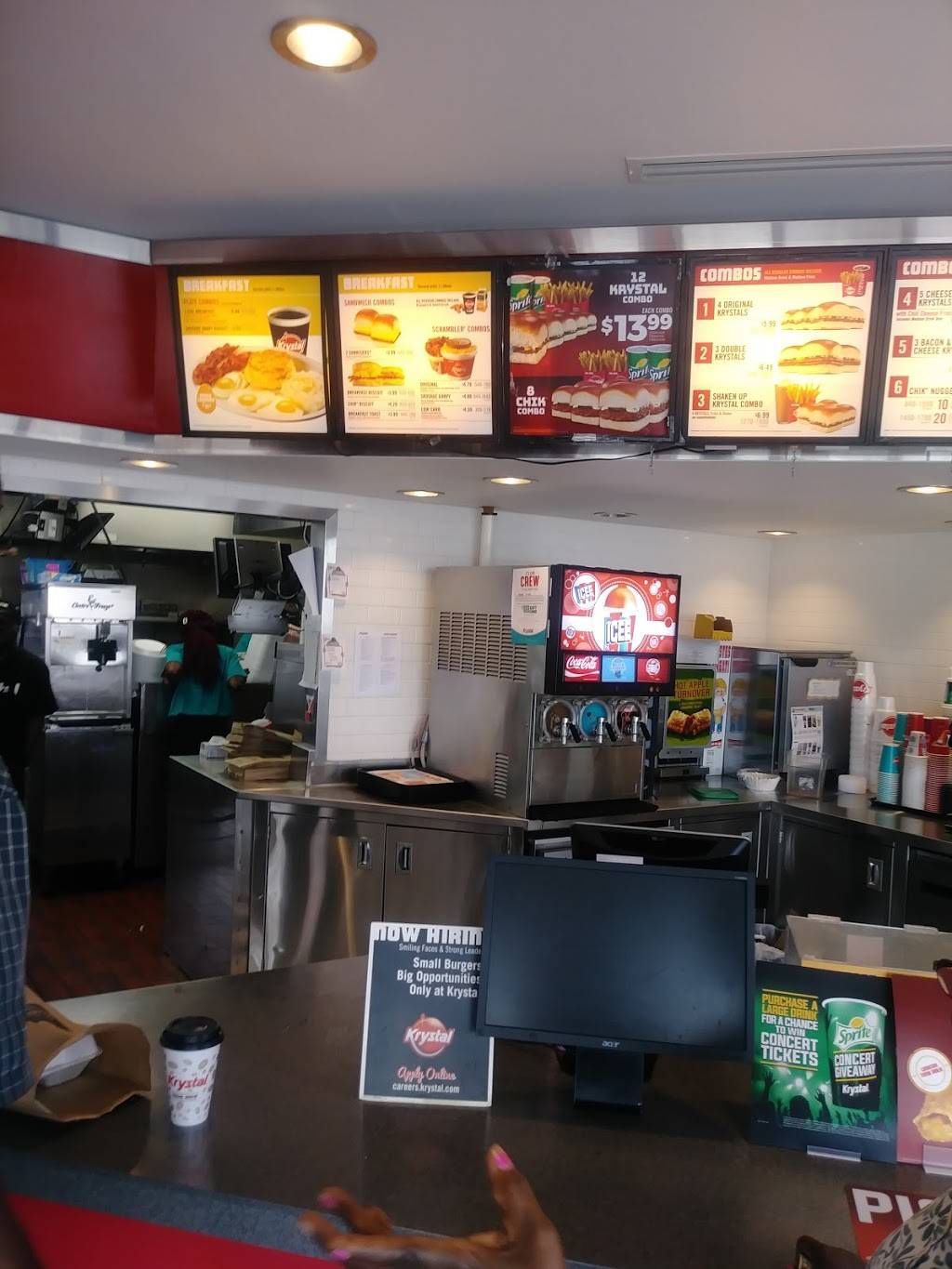 Krystal | meal takeaway | 6605 GA-85, Riverdale, GA 30274, USA | 7709975998 OR +1 770-997-5998