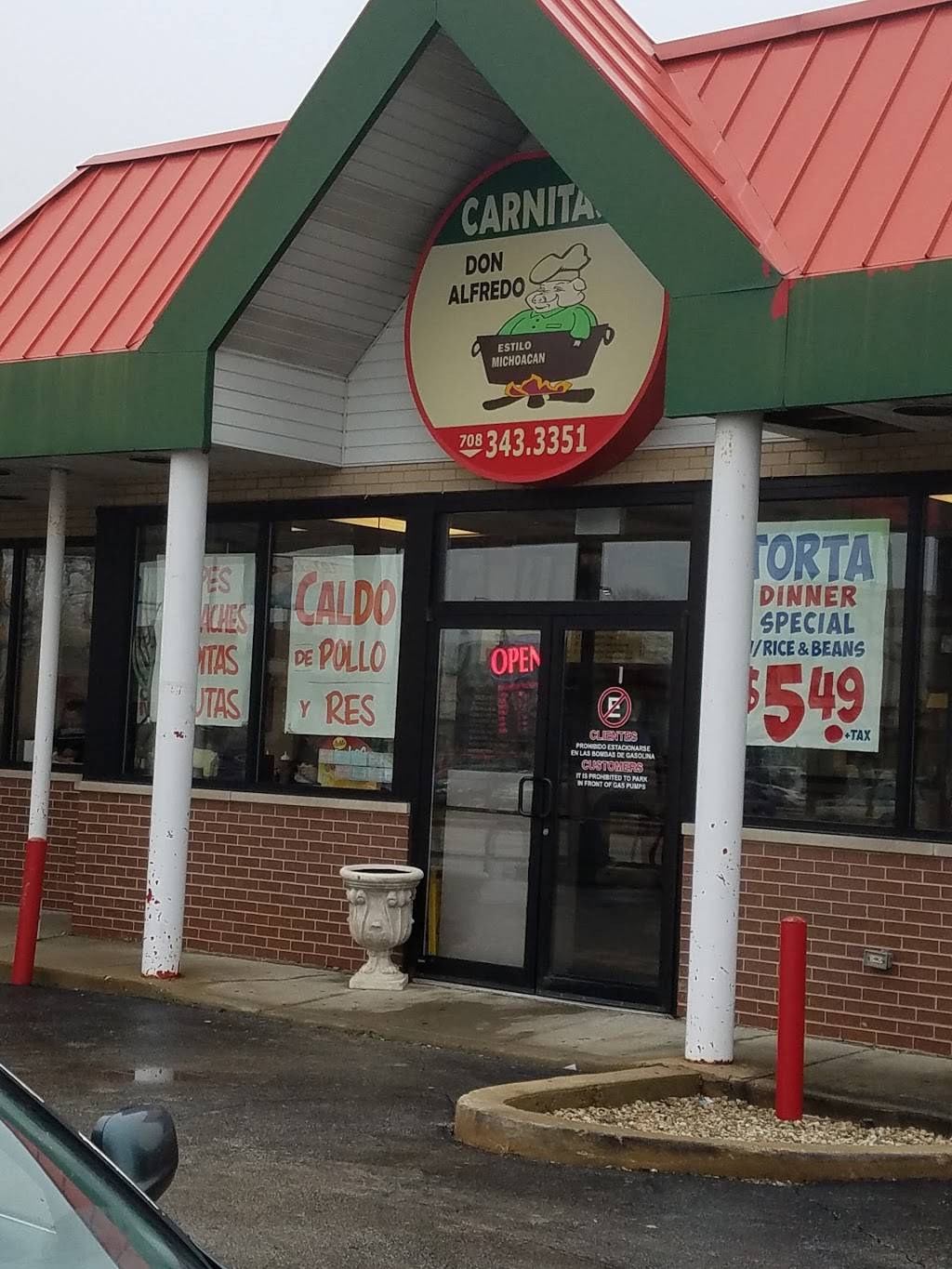 Carnitas Don Alfredo | restaurant | 15 N 1st Ave, Maywood, IL 60153, USA | 7083433351 OR +1 708-343-3351
