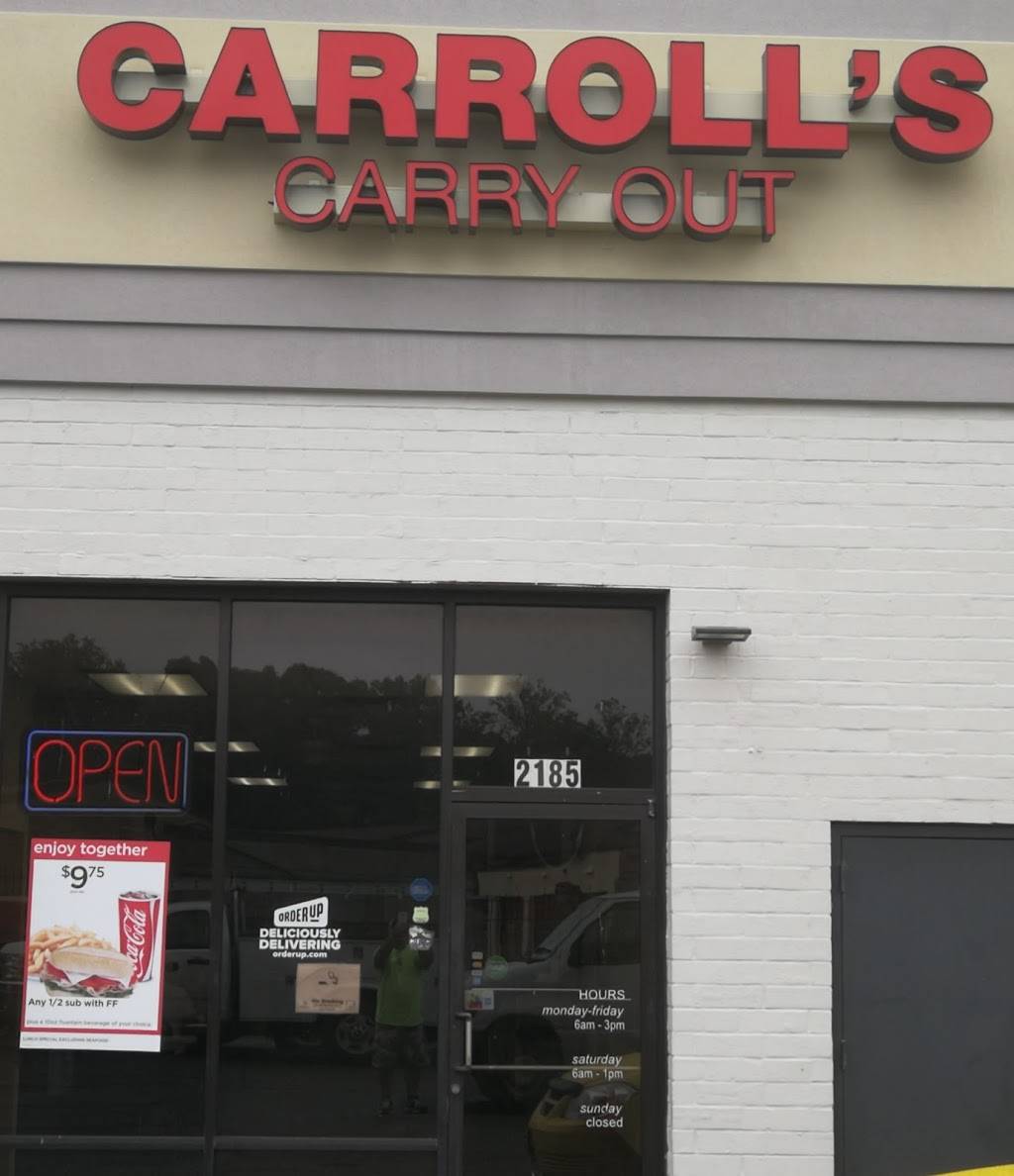Carrolls Carry Out | restaurant | 3113, 2185 Greenspring Dr, Timonium, MD 21093, USA | 4102526151 OR +1 410-252-6151