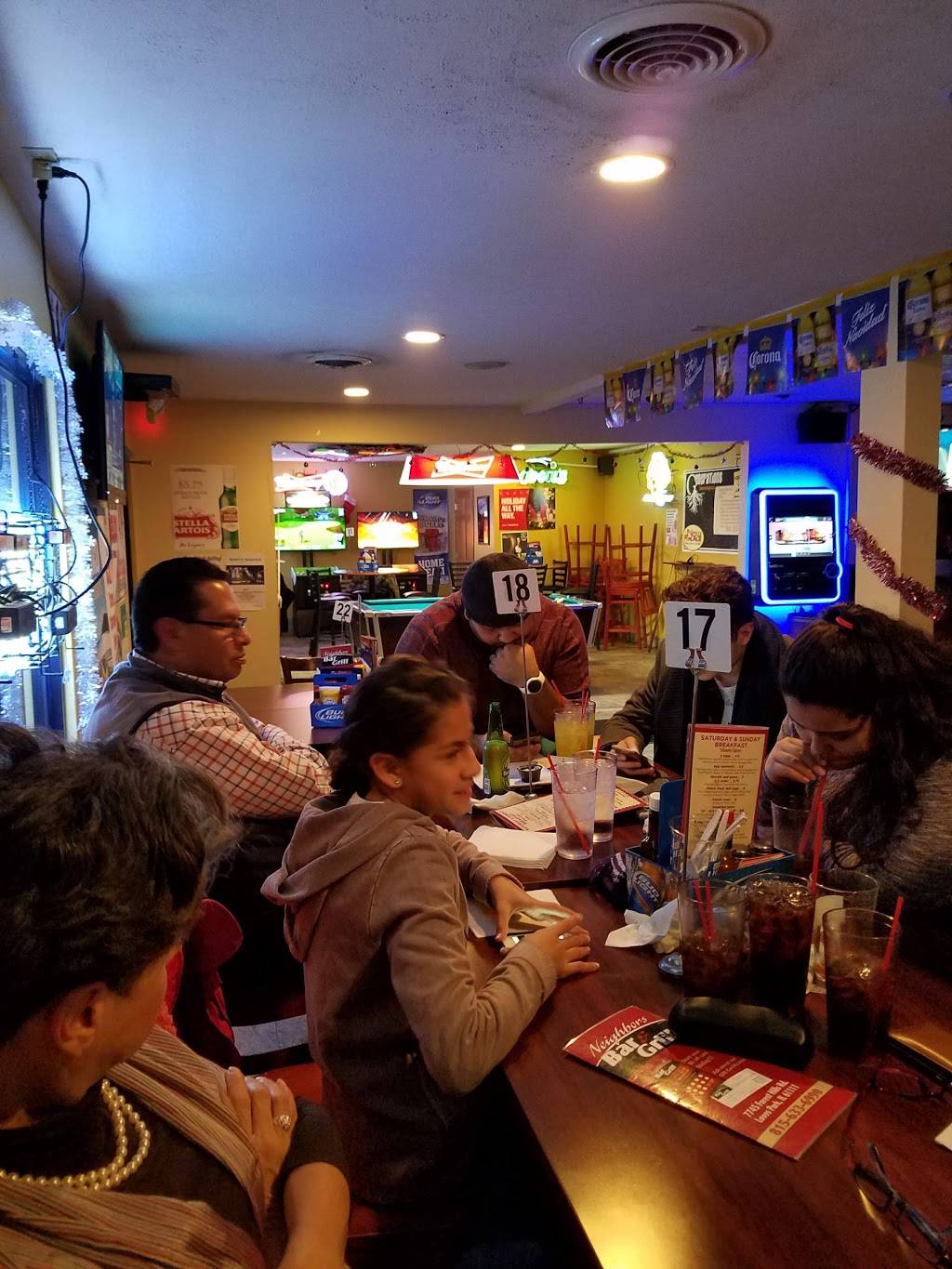 Neighbors Bar & Gaming | restaurant | 7745 Forest Hills Rd, Loves Park, IL 61111, USA | 8153159632 OR +1 815-315-9632