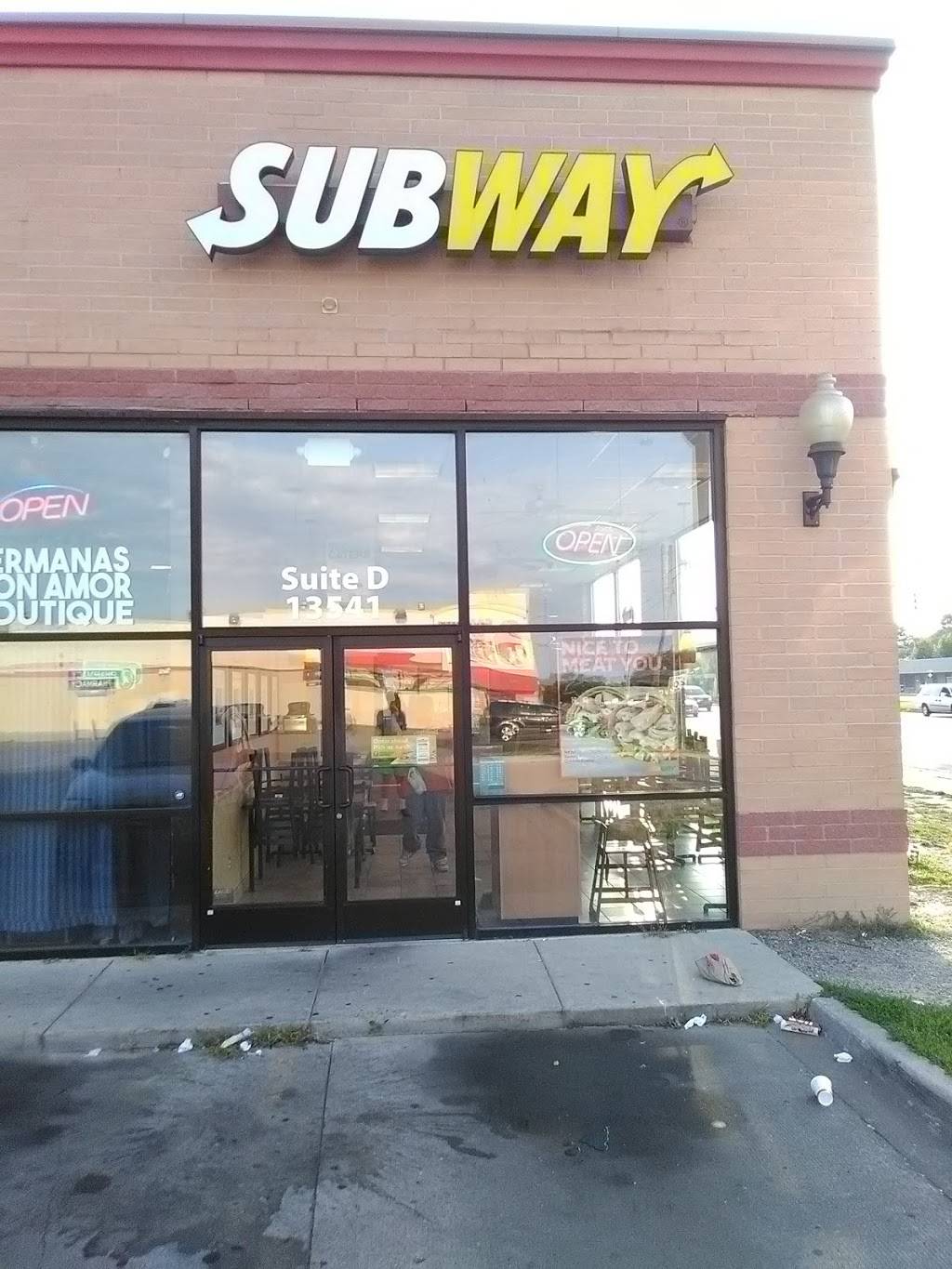Subway | restaurant | 13541 Eight Mile Rd, Detroit, MI 48235, USA | 3133410496 OR +1 313-341-0496