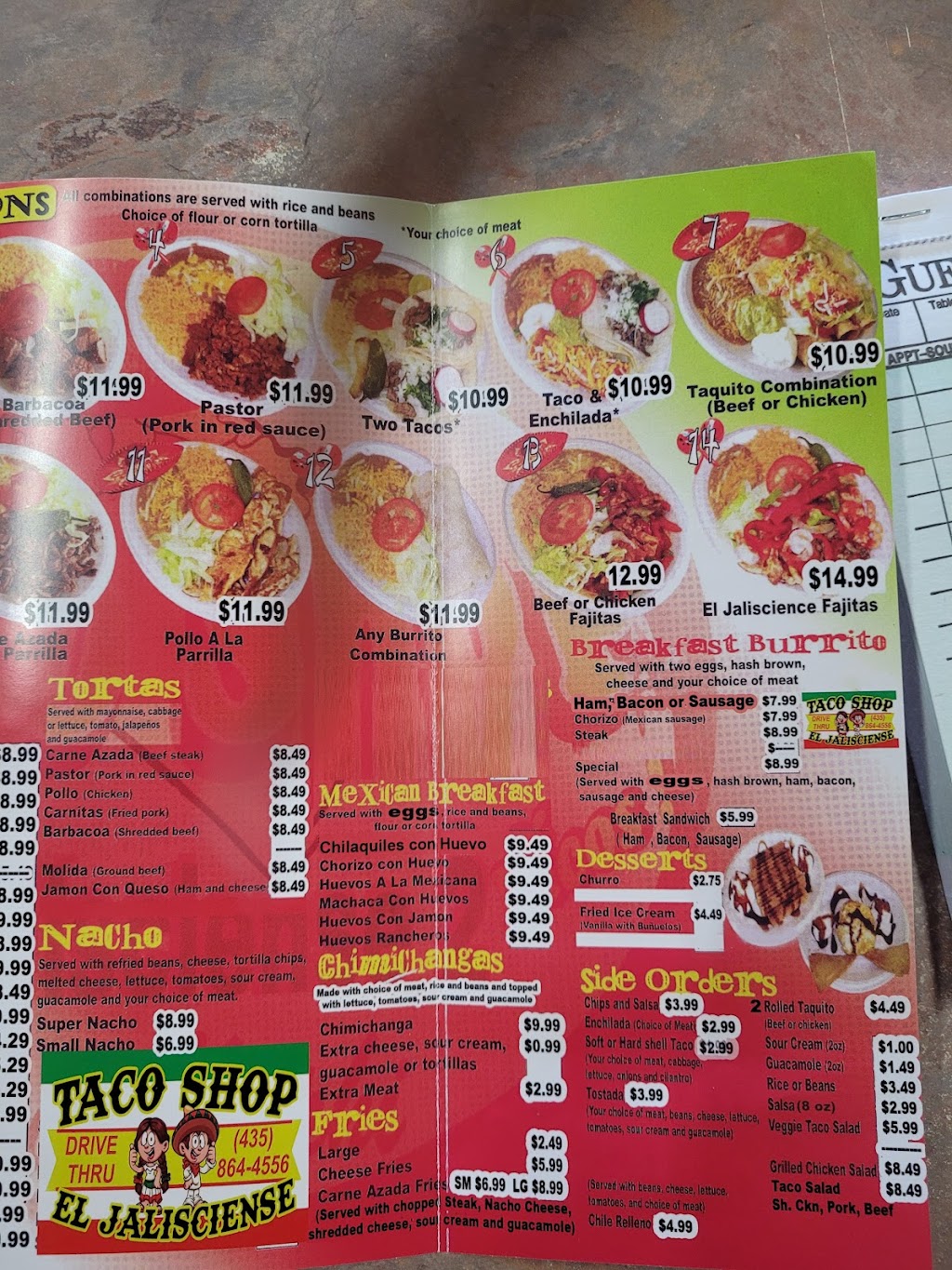 Taco Shop El Jalisciense | restaurant | 411 E Main St, Delta, UT 84624, USA | 4358644556 OR +1 435-864-4556