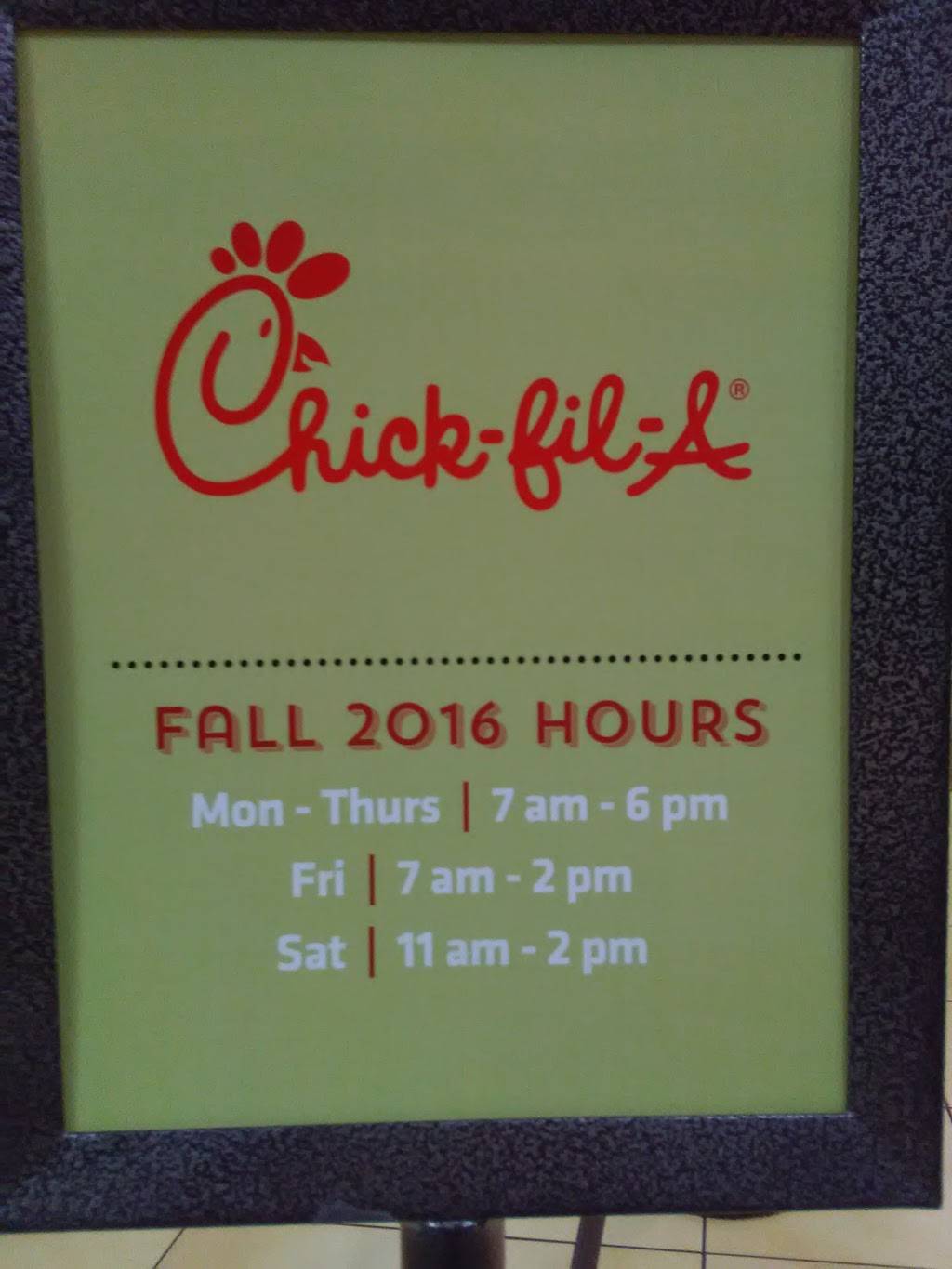 Chick-fil-A | restaurant | 1845 Fairmount Rhatigan Student Center, Wichita, KS 67260, USA | 3169785830 OR +1 316-978-5830